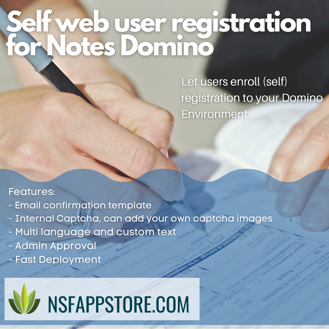 Project pembuatan aplikasi pendaftaran user untuk HCL Notes Domino